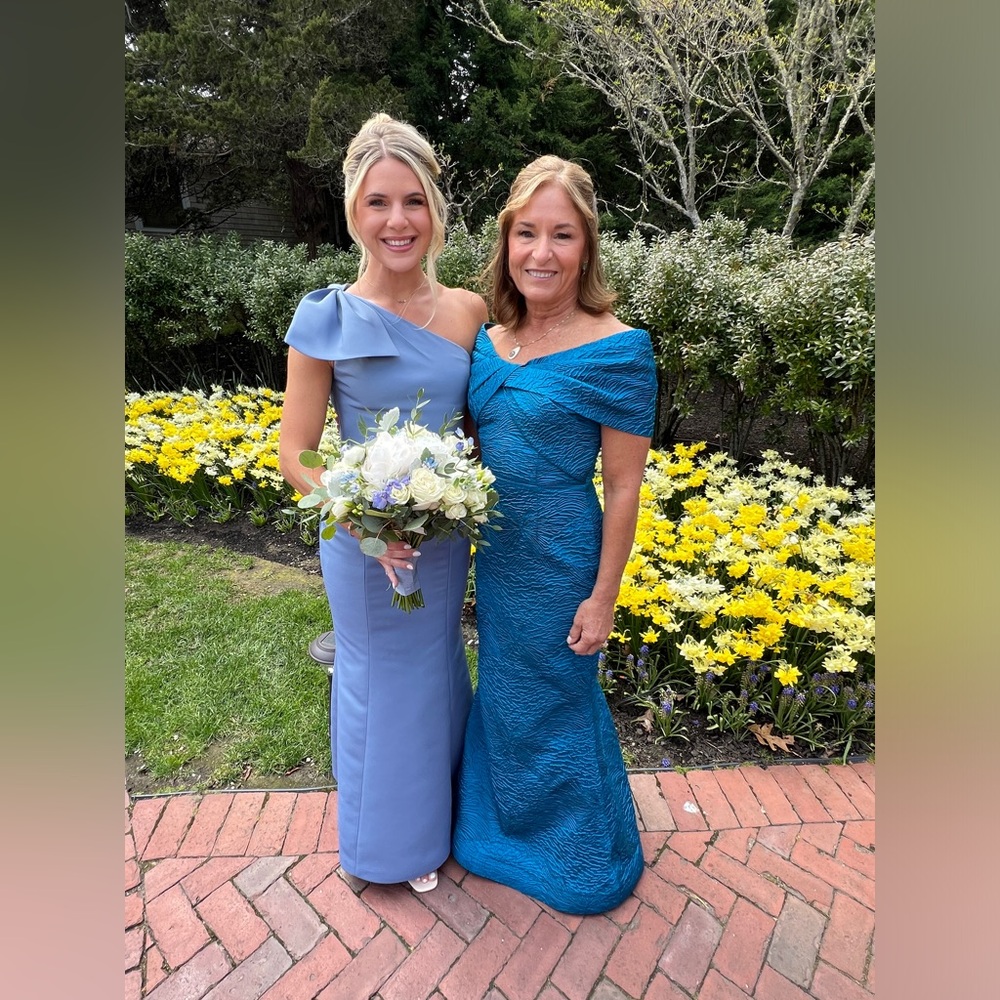 Amsale Faille Dress in color Dusk! Perfect condition